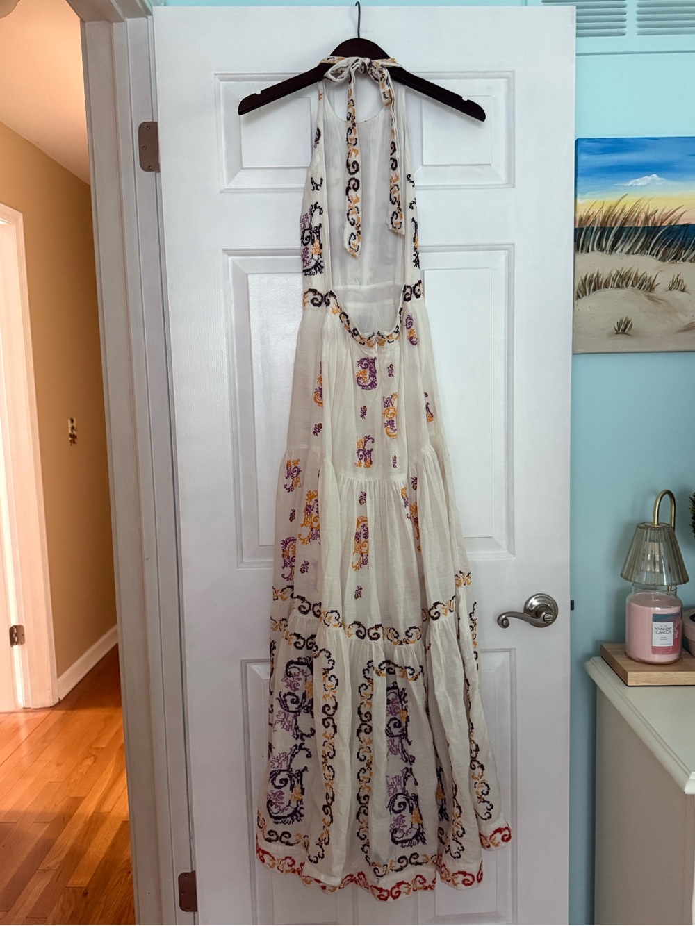 Anthropologie Medallion Halter Maxi Dress - Picture 3 of 4